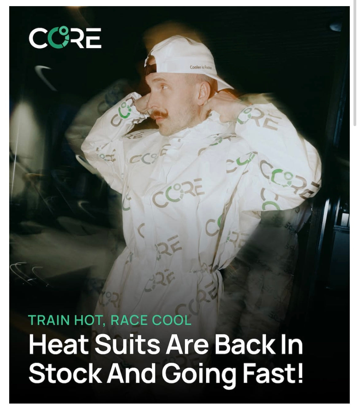 【CORE】ヒートトレーニングスーツ(2枚組)