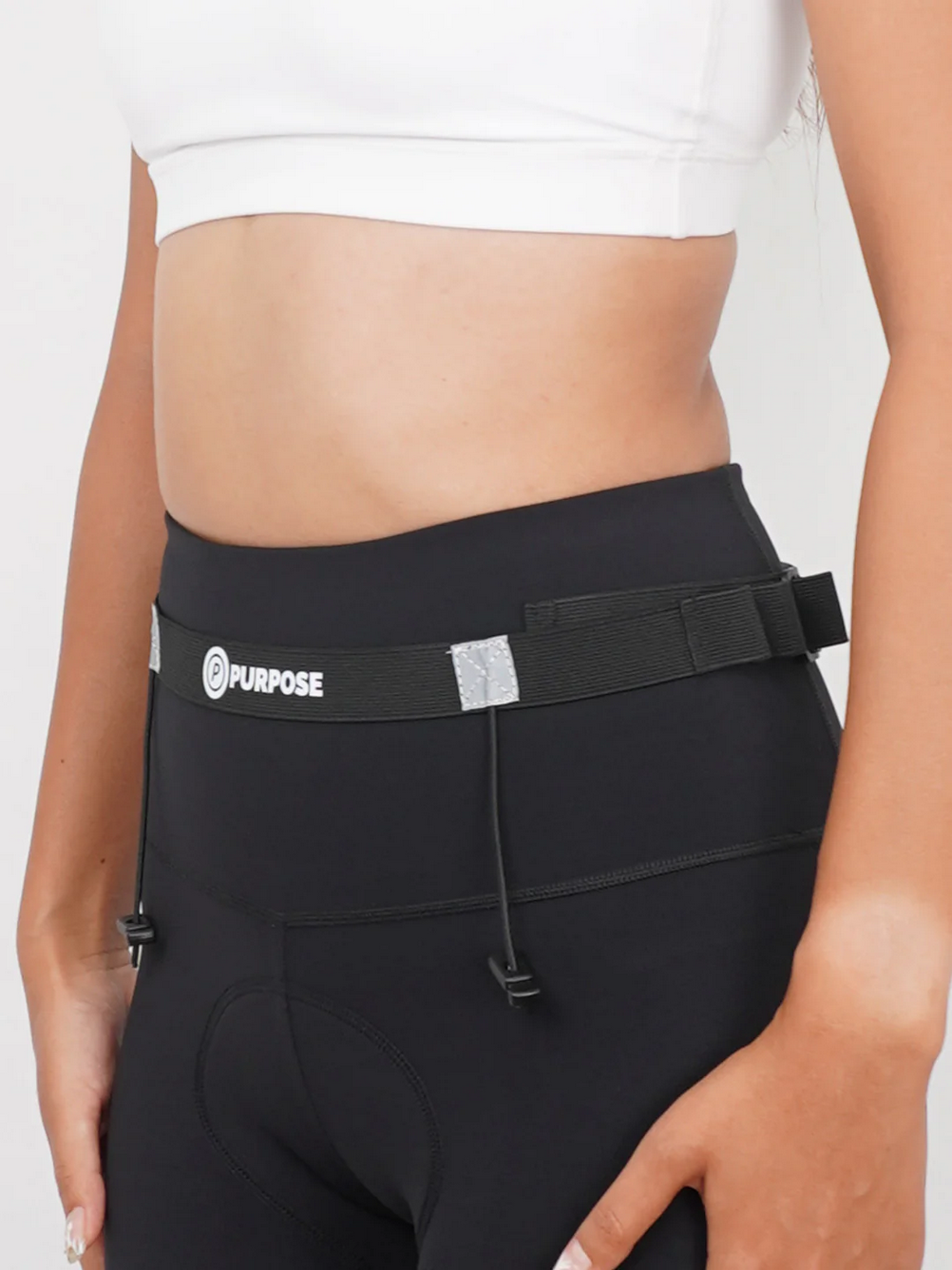 Race Number Belt with Gel Holders