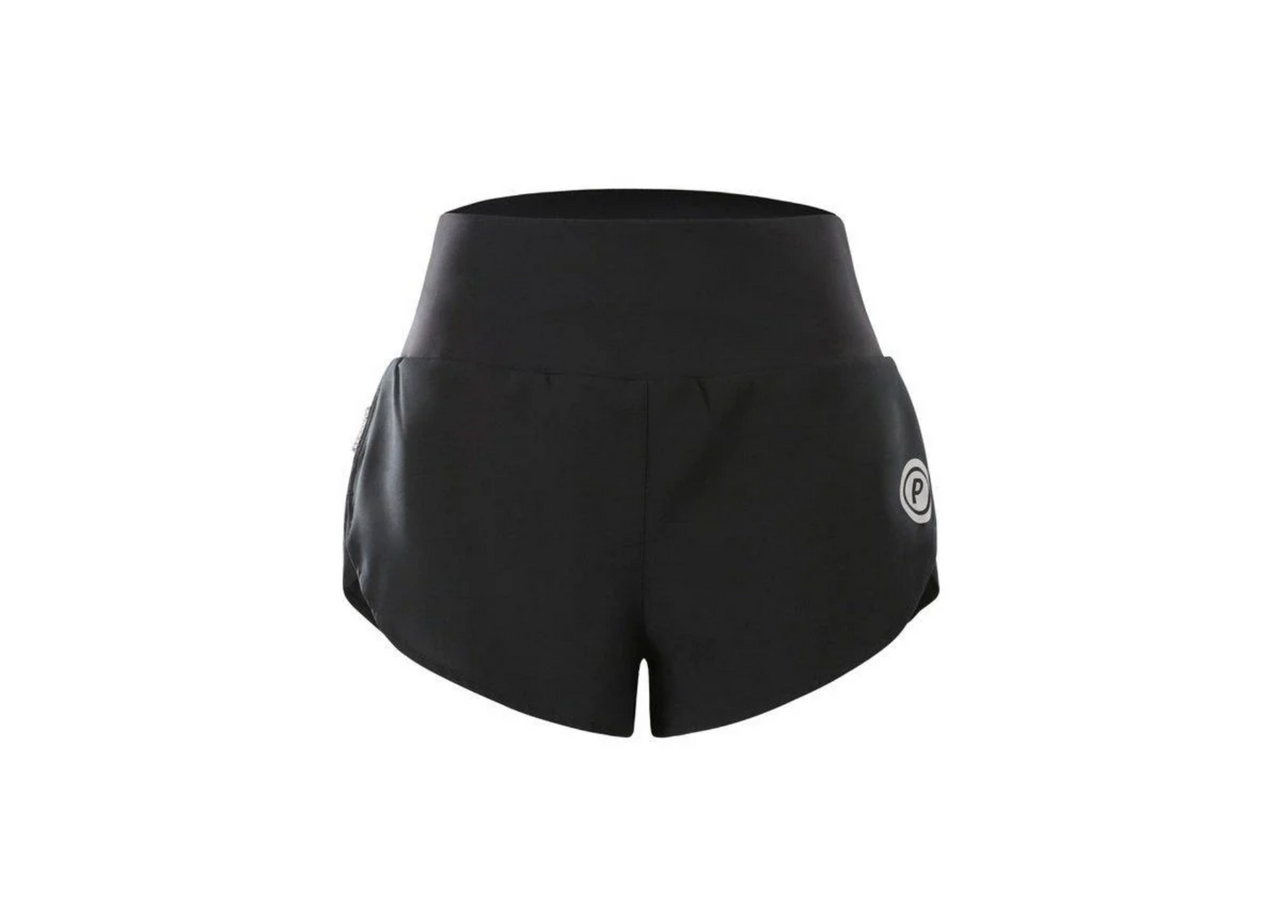 WOMEN High-Waisted Running Shorts (High Side Cut)