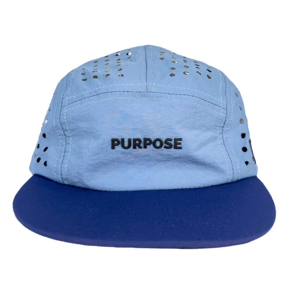 re:PURPOSE 5-panel Running Cap 100% Recycled - Slate