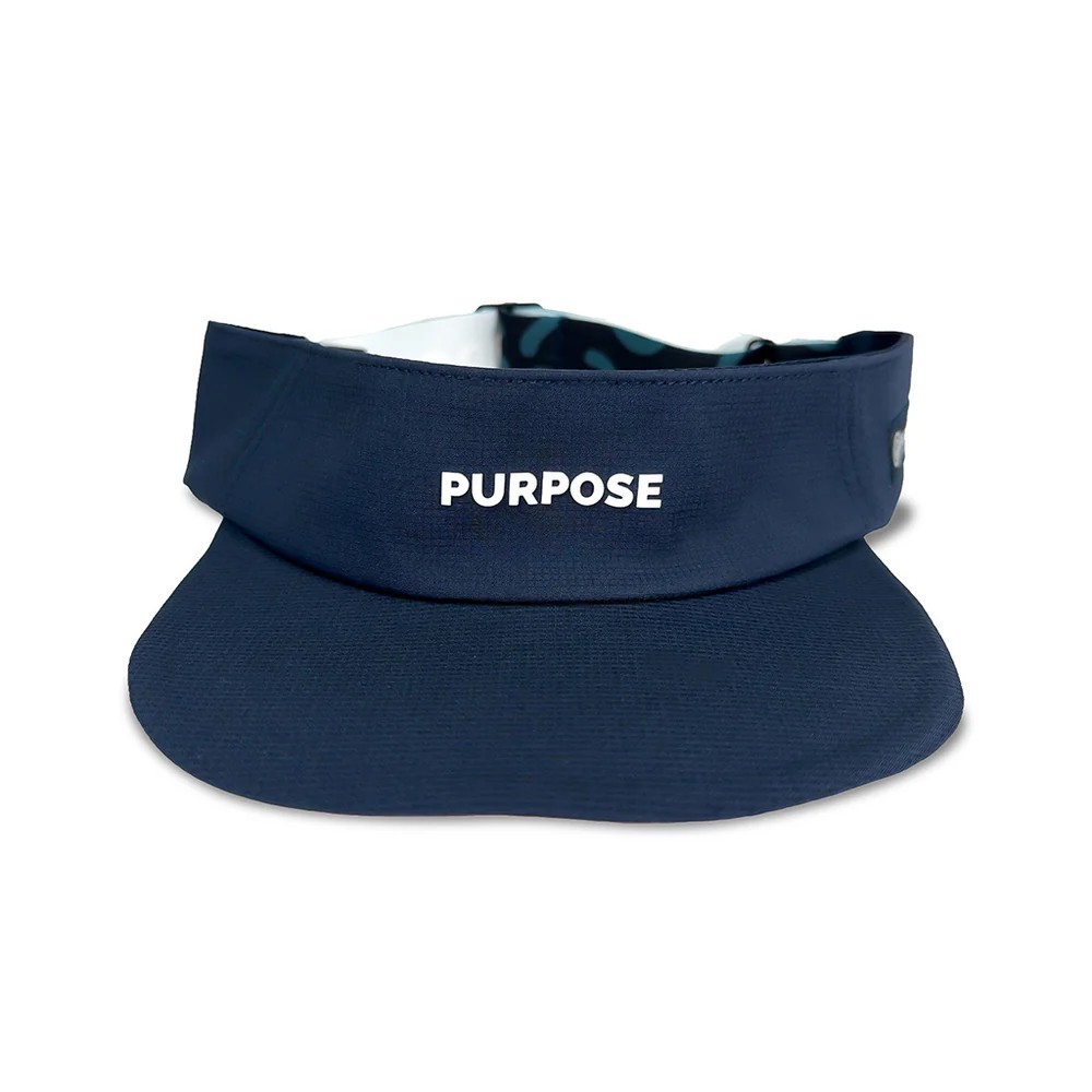 re:PURPOSE Sports Visor 100% Recycled - Navy