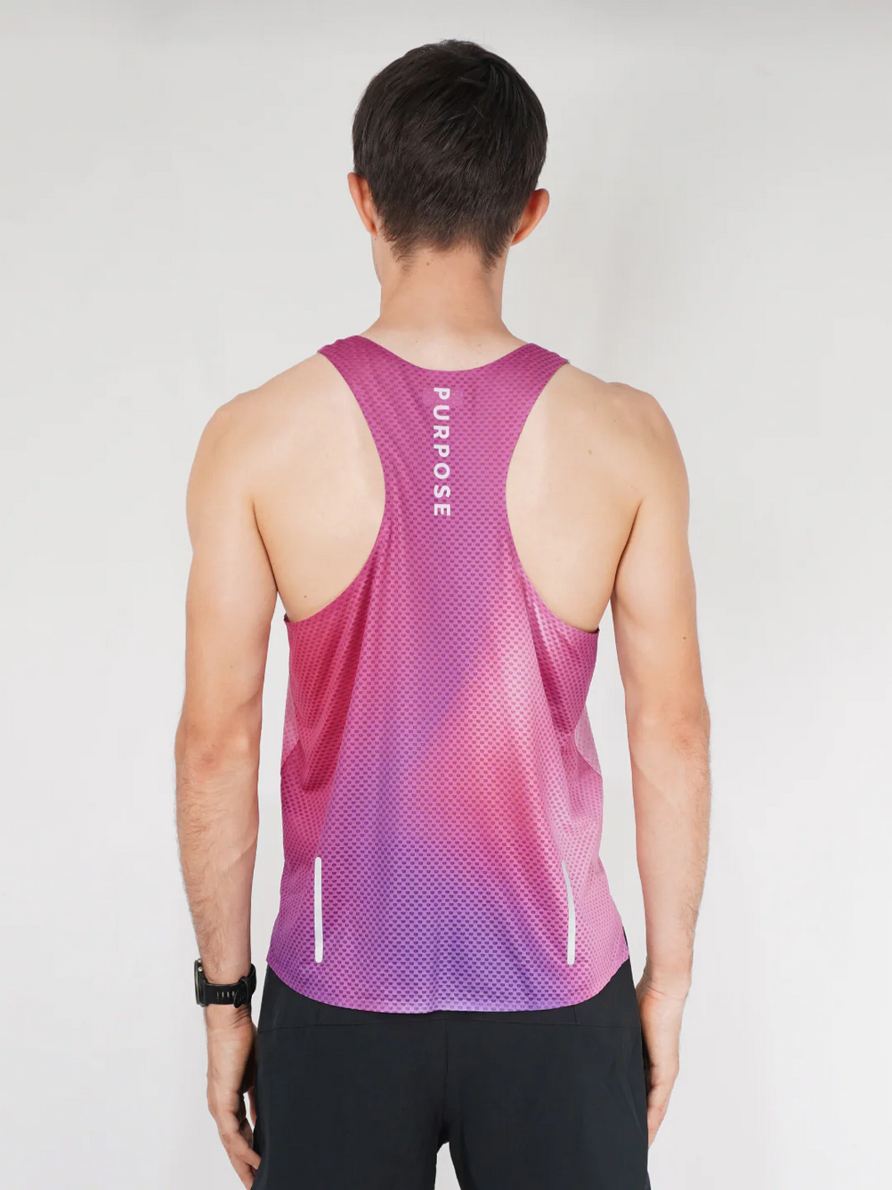 Borealis - MEN Hypermesh™ PRO+ Running Singlet Pink