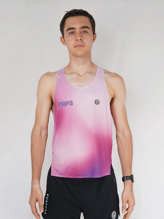 Borealis - MEN Hypermesh™ PRO+ Running Singlet Pink
