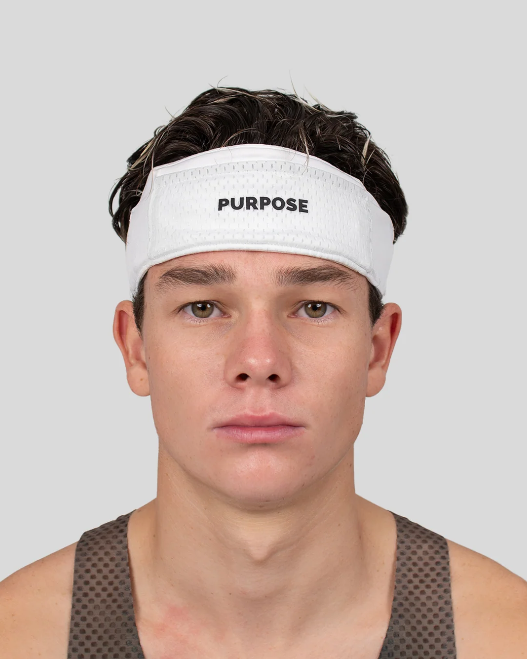 PURPOSE GLACIER Headband with Ultra Cool Tech (Arctic White)