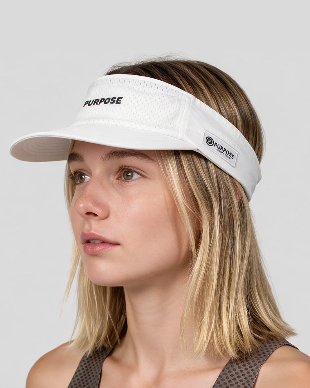 PURPOSE GLACIER Visor with Ultra Cool Tech (Arctic White)
