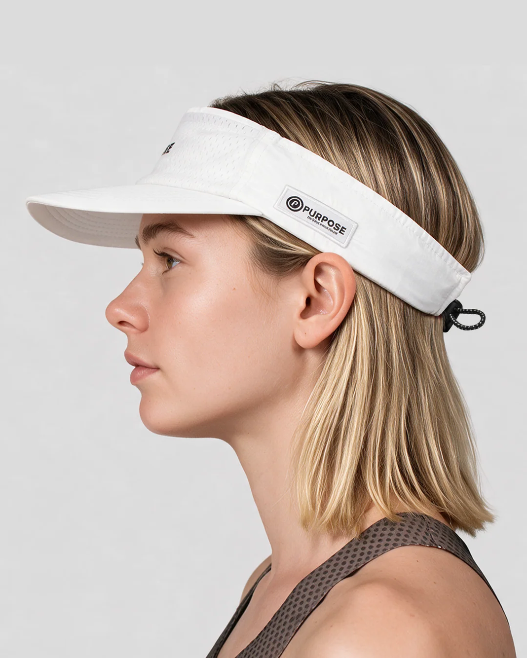 PURPOSE GLACIER Visor with Ultra Cool Tech (Arctic White)