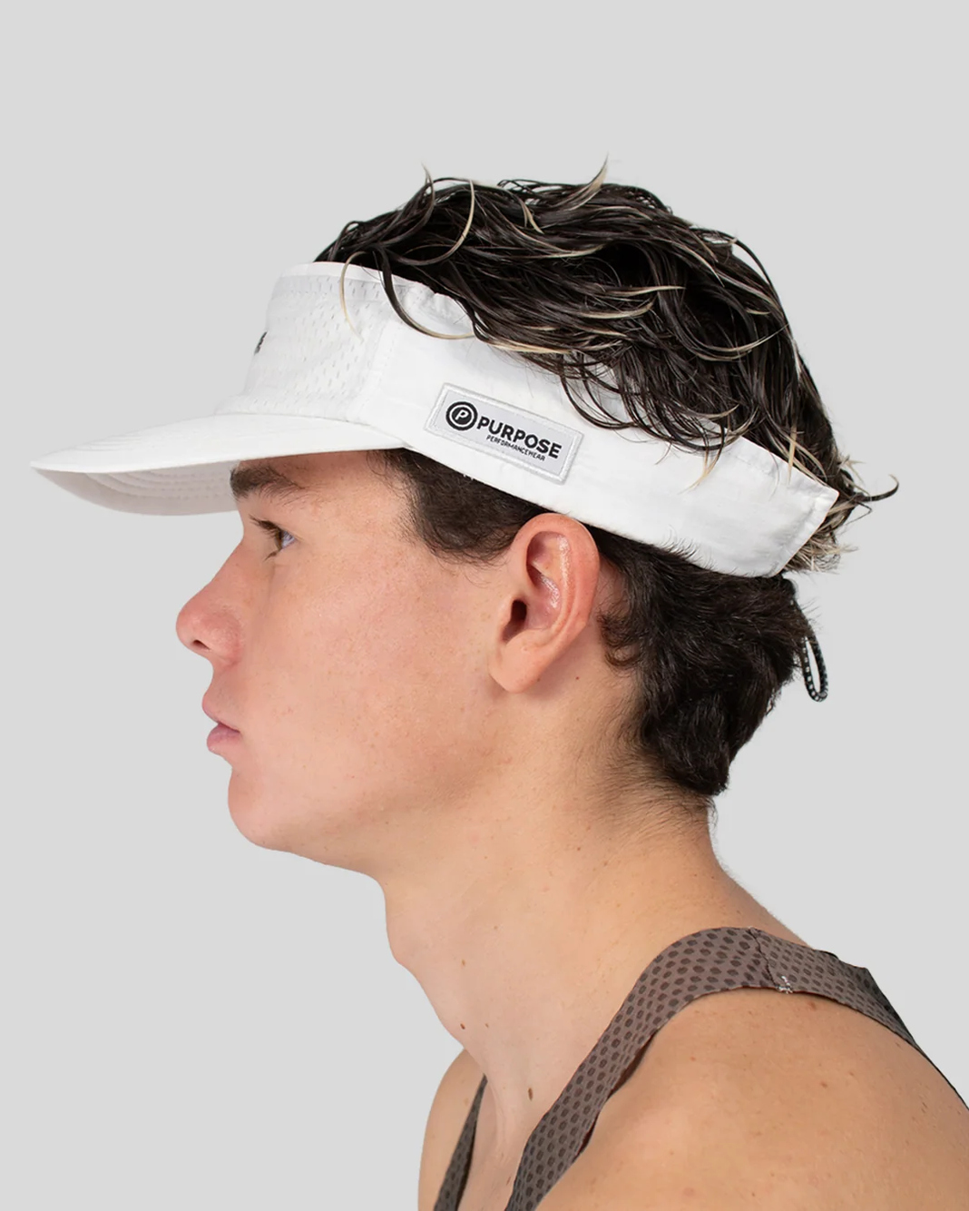 PURPOSE GLACIER Visor with Ultra Cool Tech (Arctic White)