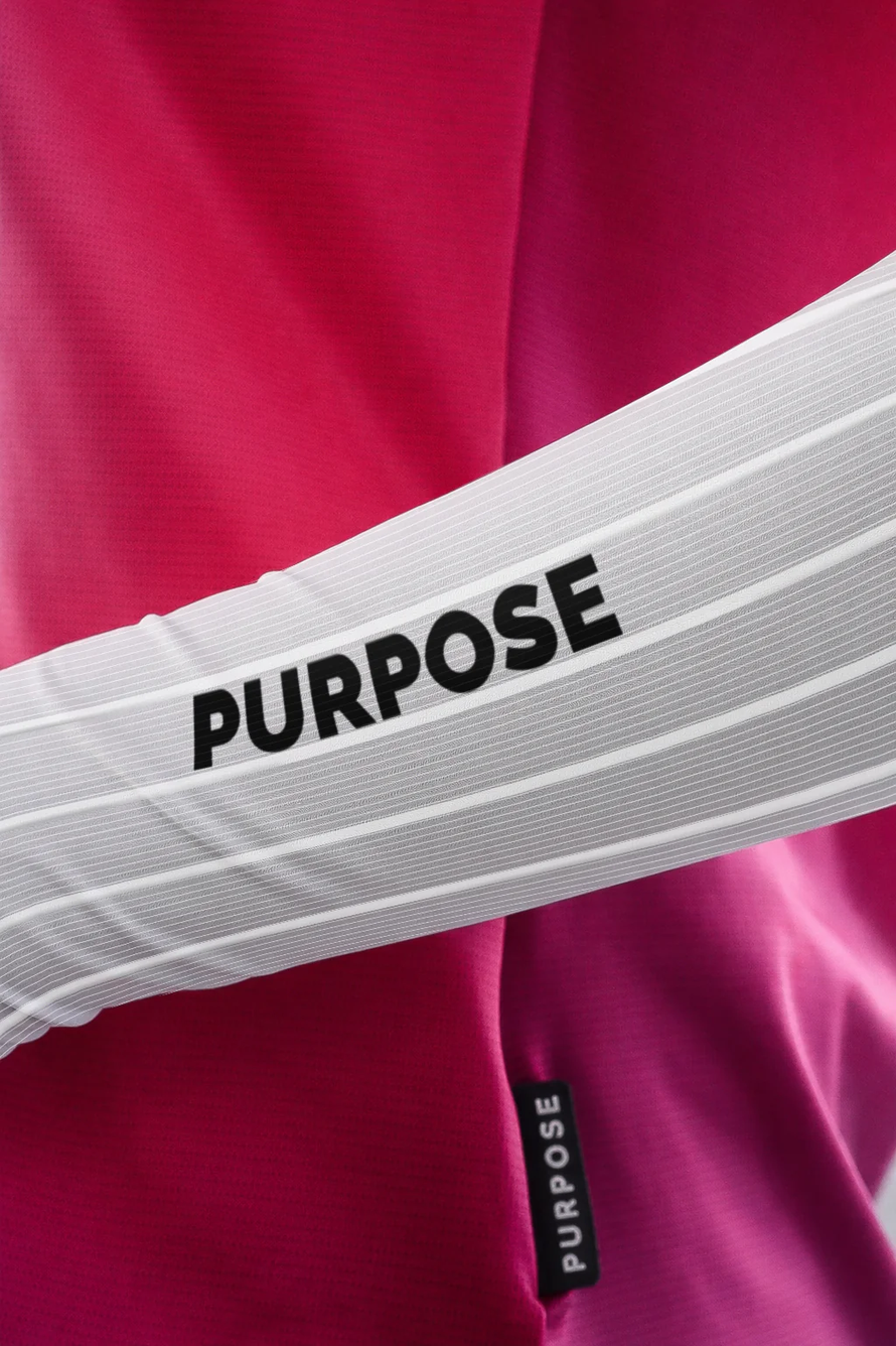 PURPOSE UNISEX - Hypermesh AERO Arm Sleeves (Frost)