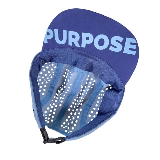 re:PURPOSE 5-panel Running Cap 100% Recycled - Slate